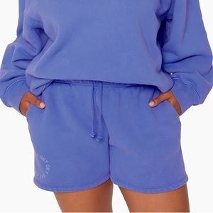 Set Active Groovy Sweat Shorts, Retro Blue Color – Size M